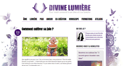 Desktop Screenshot of divinelumiere.com